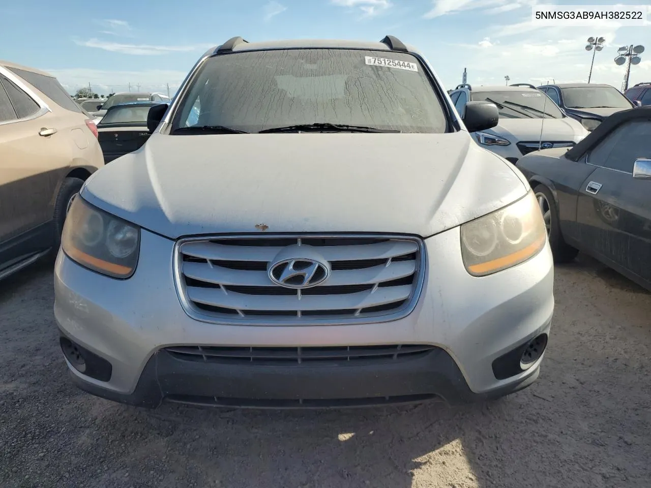 2010 Hyundai Santa Fe Gls VIN: 5NMSG3AB9AH382522 Lot: 75125444