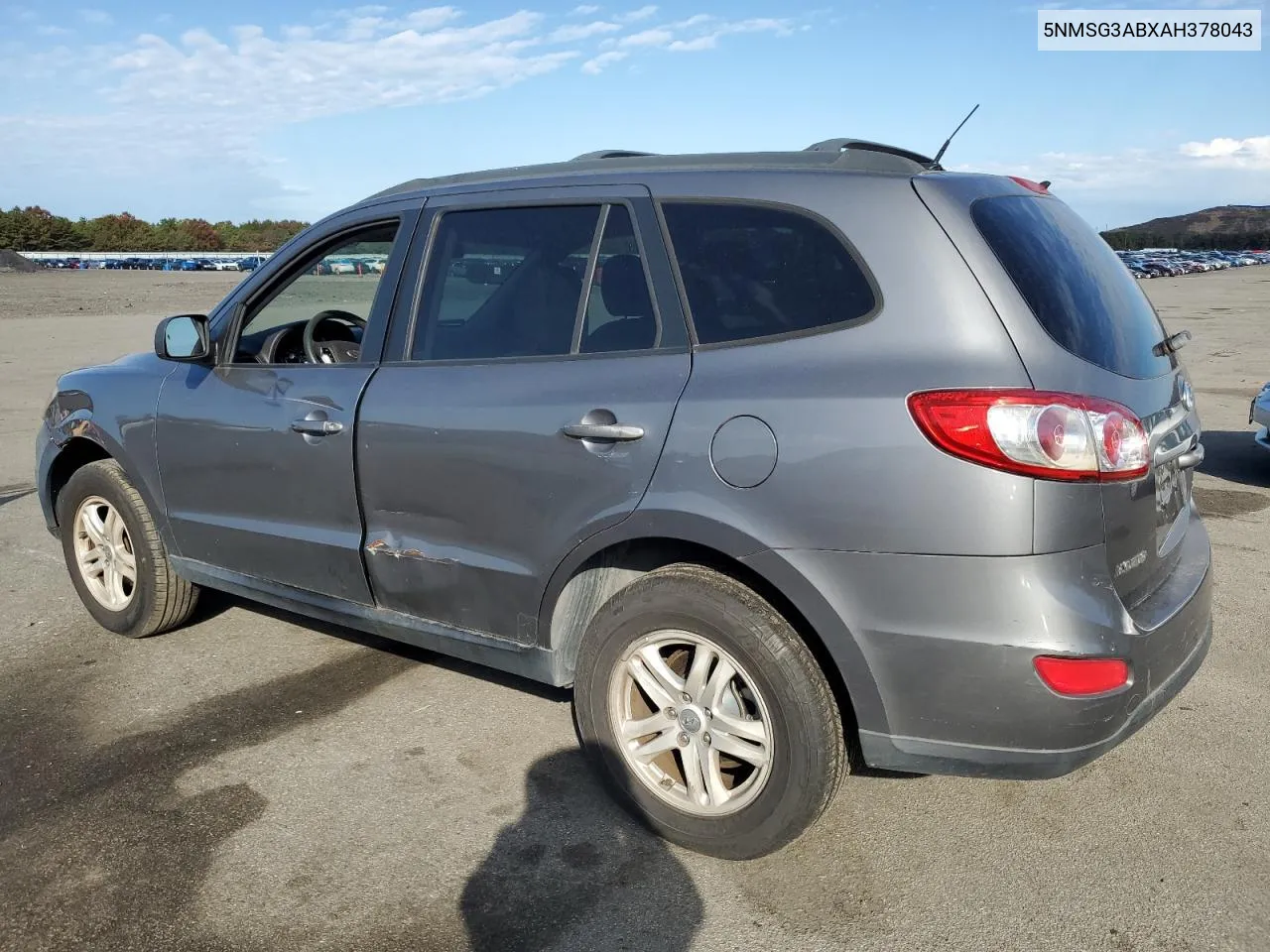 2010 Hyundai Santa Fe Gls VIN: 5NMSG3ABXAH378043 Lot: 75190574