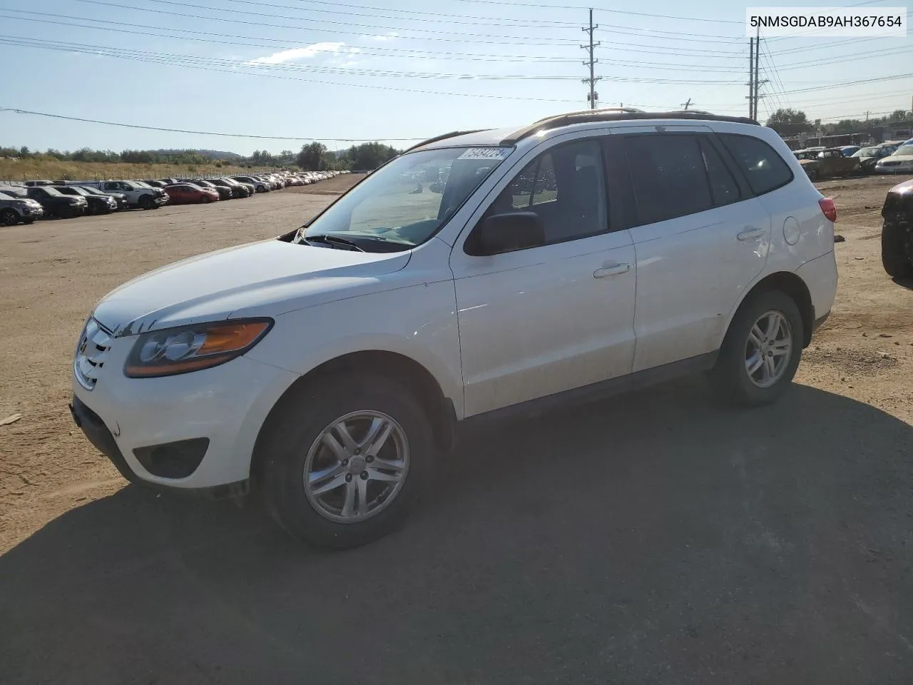 2010 Hyundai Santa Fe Gls VIN: 5NMSGDAB9AH367654 Lot: 75484224