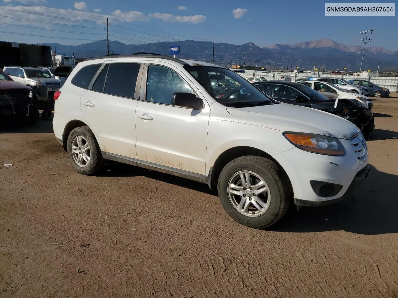 2010 Hyundai Santa Fe Gls VIN: 5NMSGDAB9AH367654 Lot: 75484224