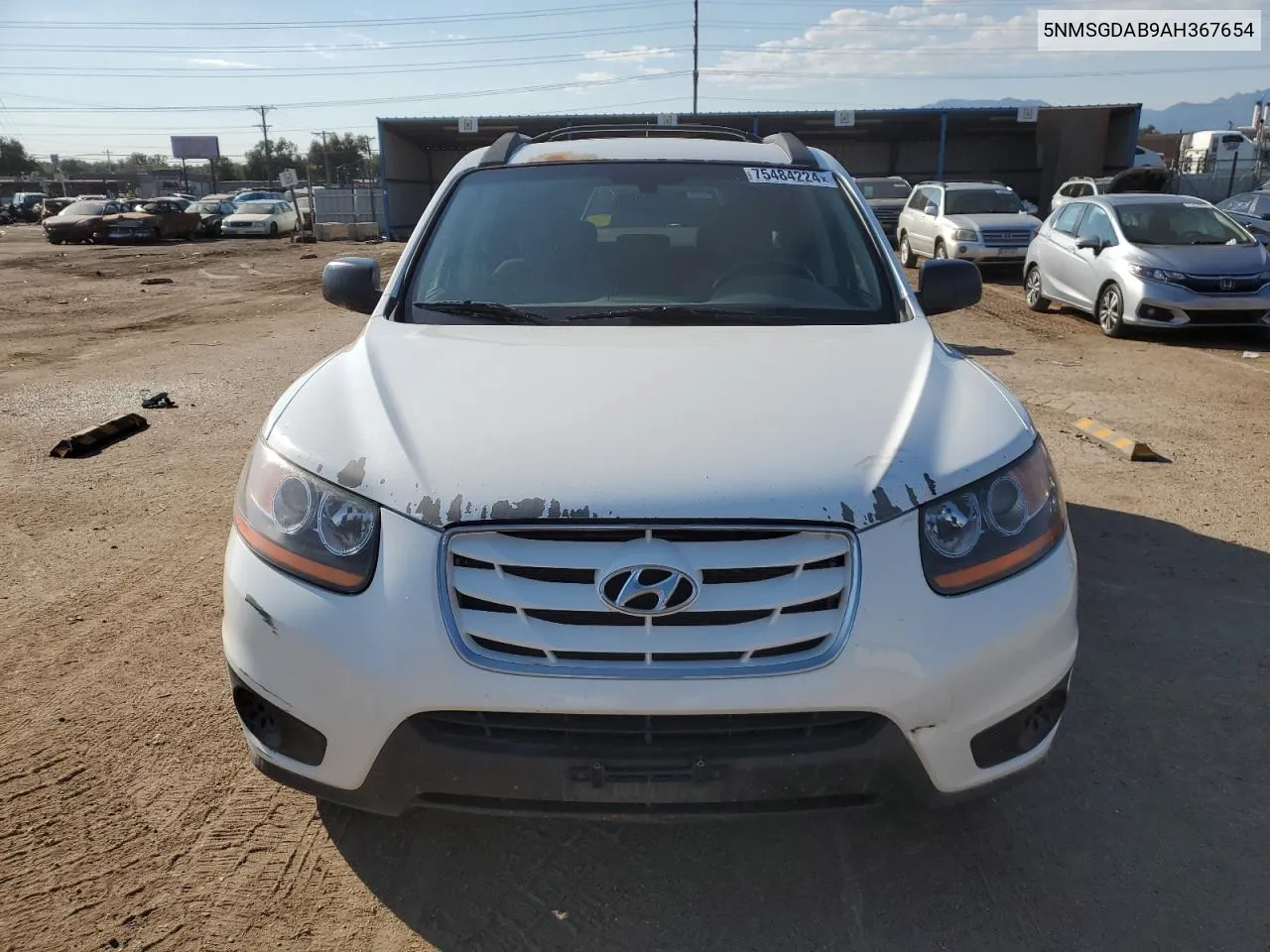 2010 Hyundai Santa Fe Gls VIN: 5NMSGDAB9AH367654 Lot: 75484224