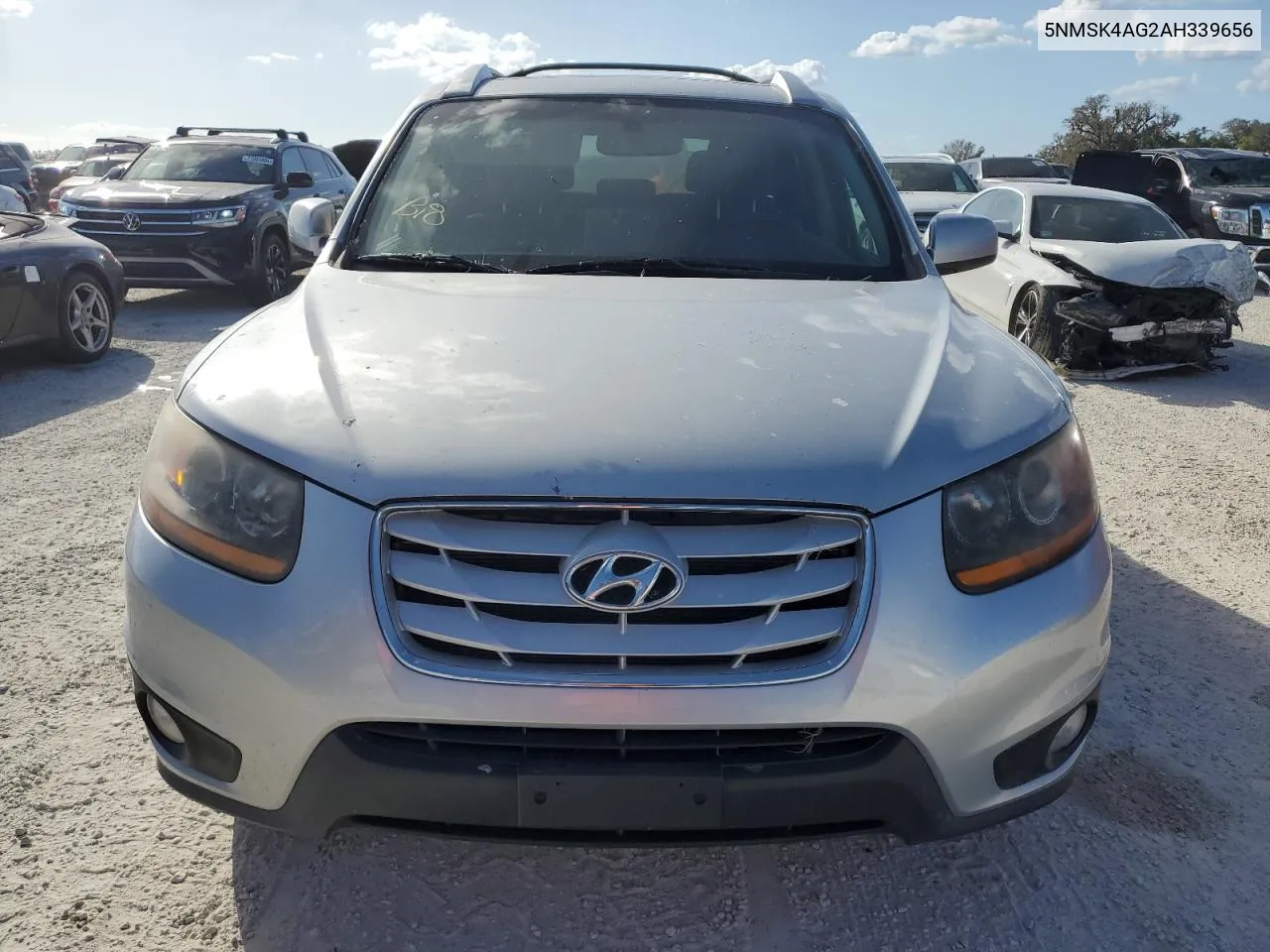 2010 Hyundai Santa Fe Limited VIN: 5NMSK4AG2AH339656 Lot: 75564474