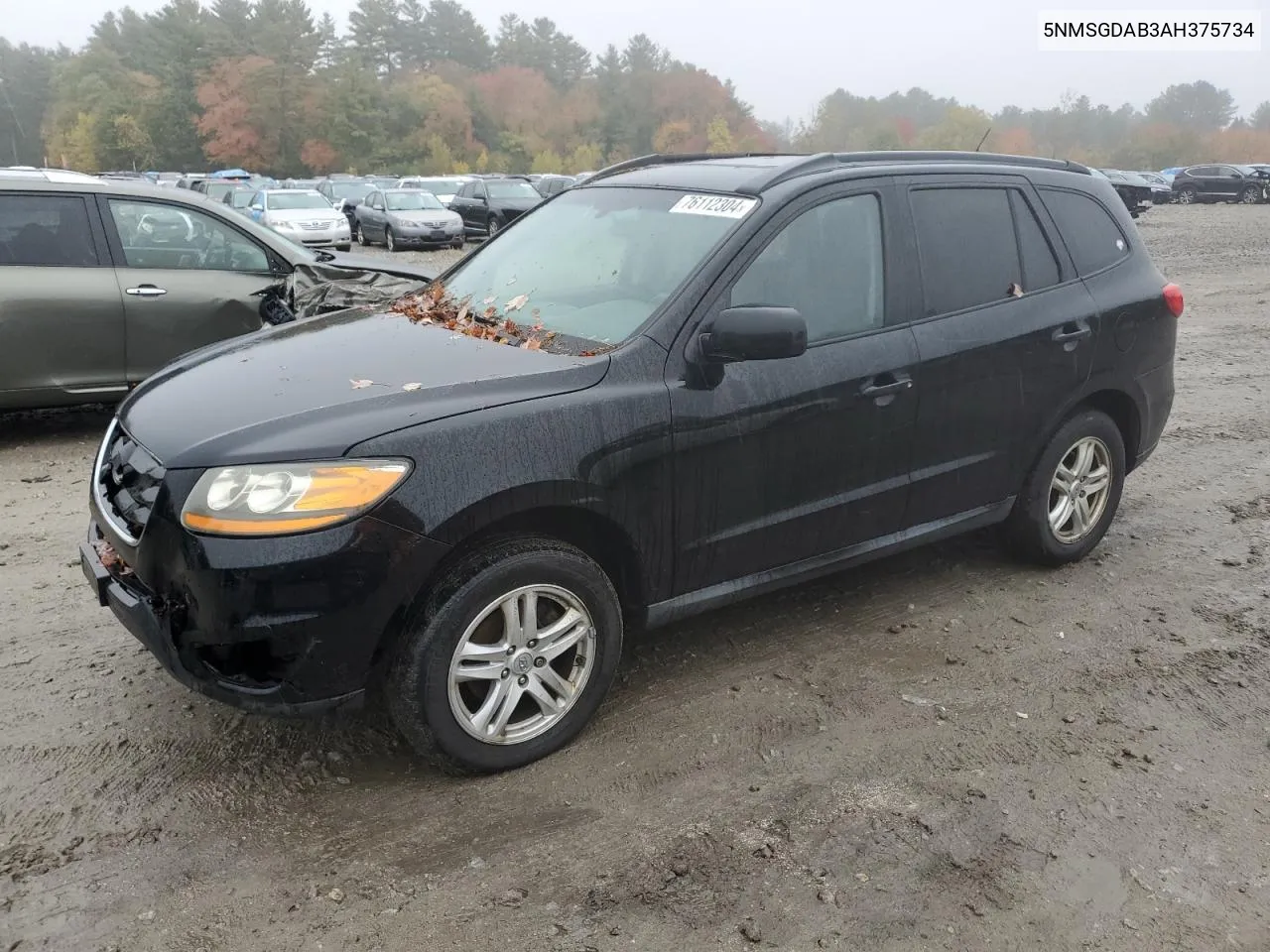 2010 Hyundai Santa Fe Gls VIN: 5NMSGDAB3AH375734 Lot: 76112304