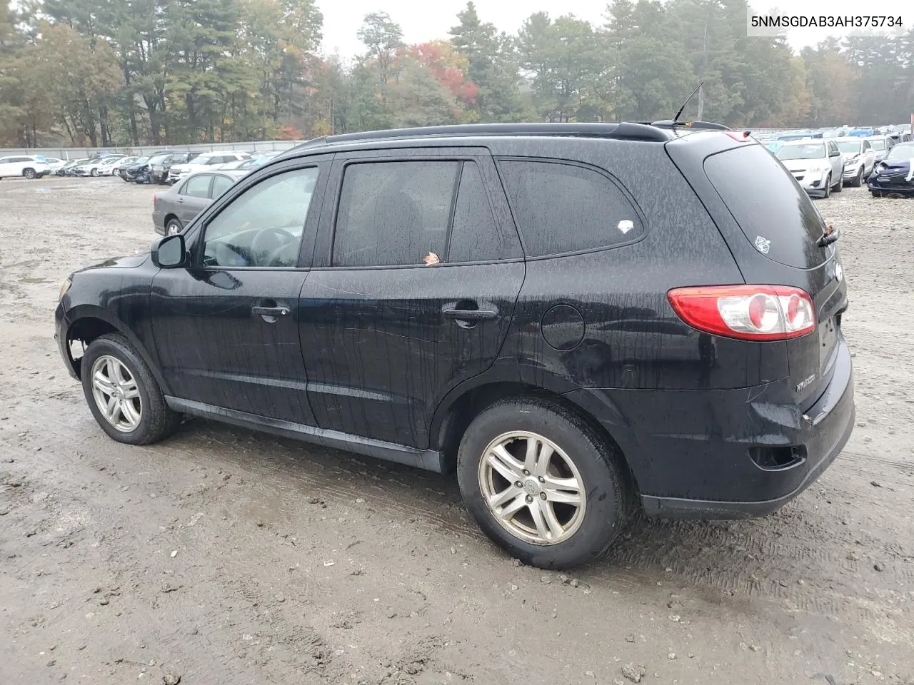 2010 Hyundai Santa Fe Gls VIN: 5NMSGDAB3AH375734 Lot: 76112304