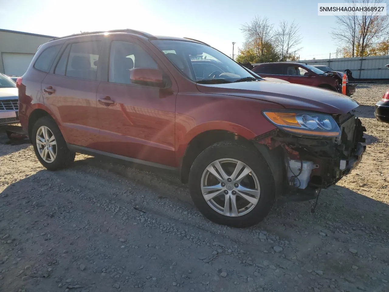 2010 Hyundai Santa Fe Se VIN: 5NMSH4AG0AH368927 Lot: 76282484