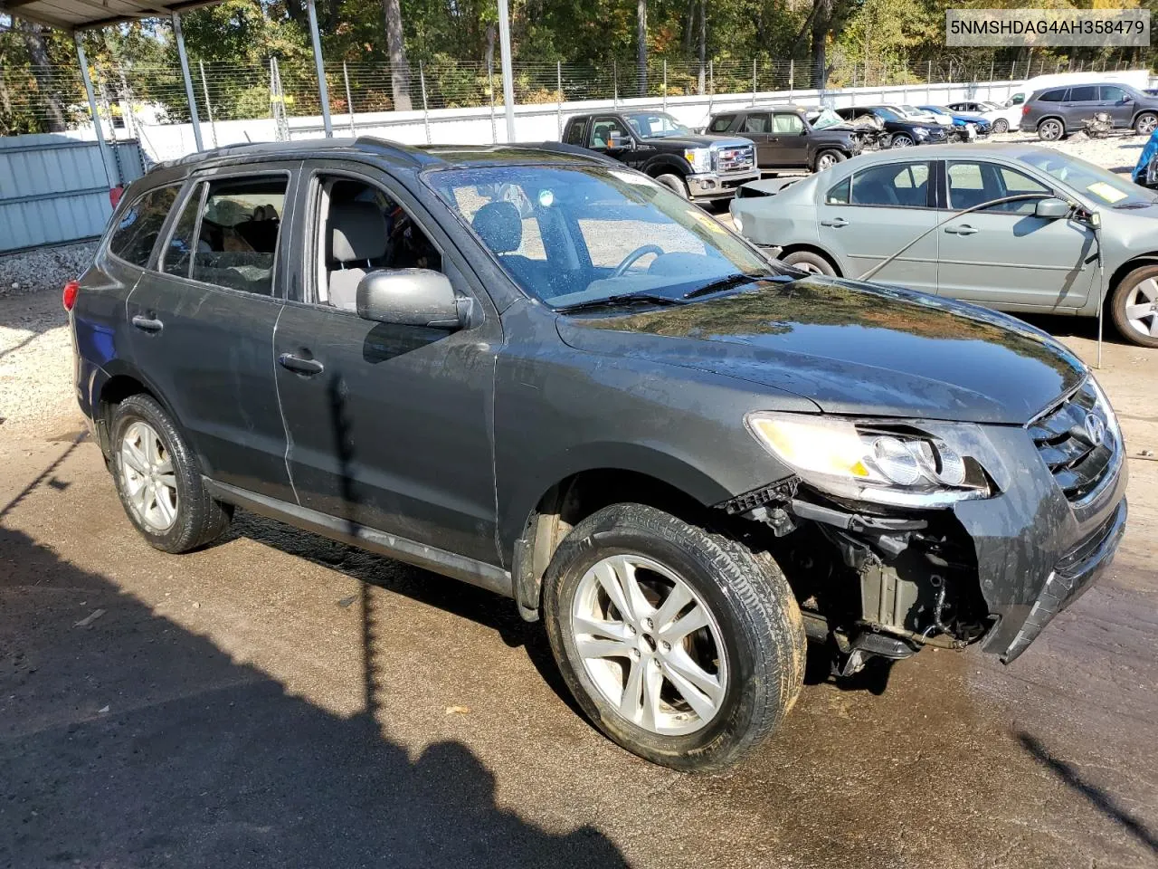 2010 Hyundai Santa Fe Se VIN: 5NMSHDAG4AH358479 Lot: 77323814