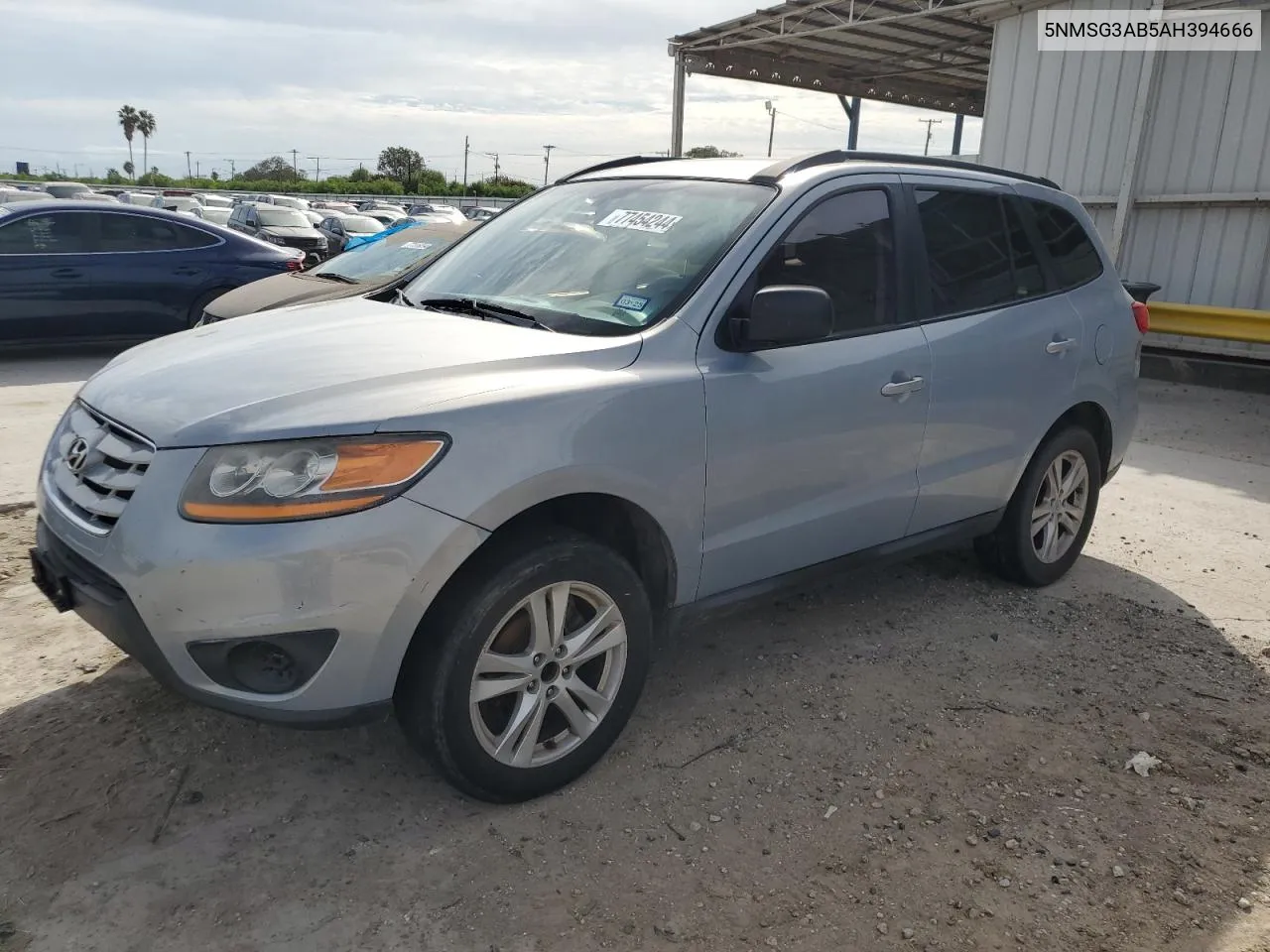 2010 Hyundai Santa Fe Gls VIN: 5NMSG3AB5AH394666 Lot: 77454244