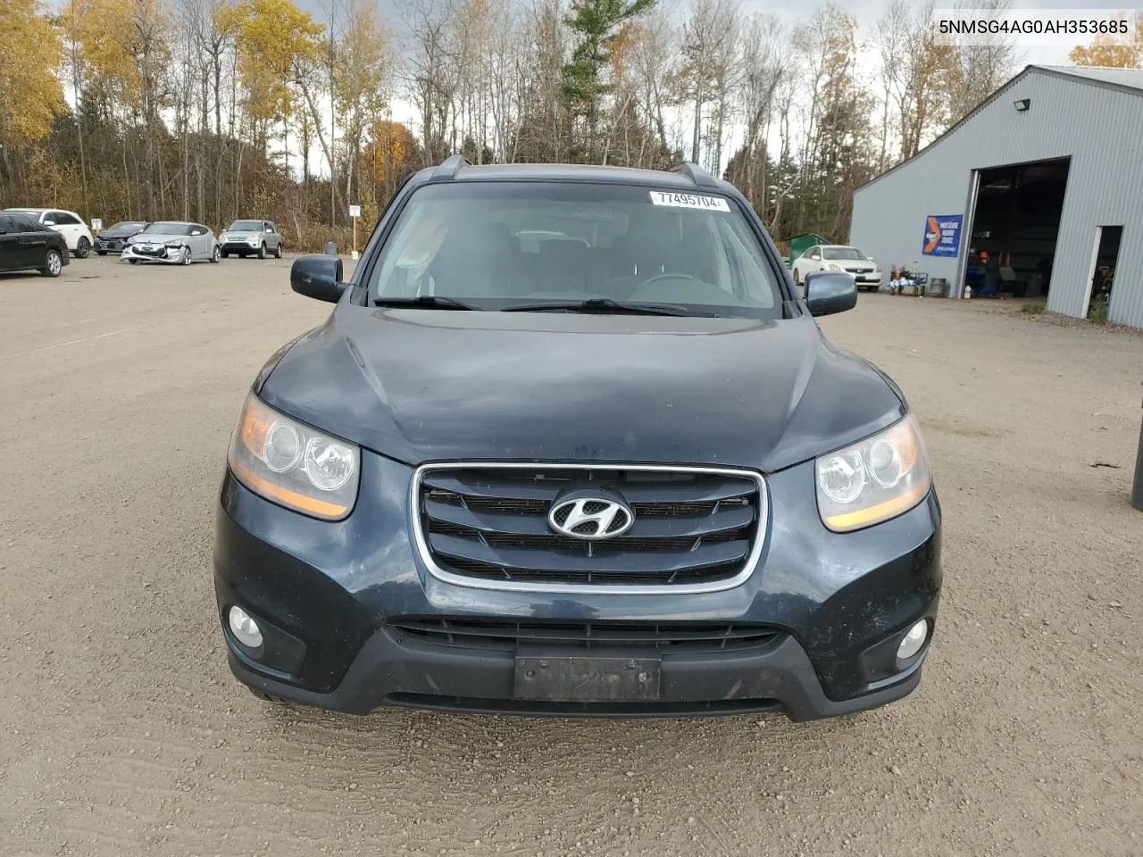 2010 Hyundai Santa Fe Gls VIN: 5NMSG4AG0AH353685 Lot: 77495704