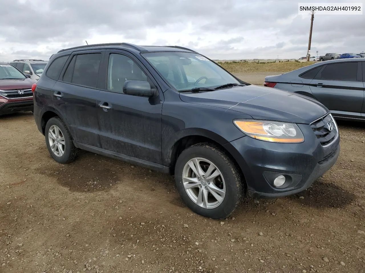 2010 Hyundai Santa Fe Se VIN: 5NMSHDAG2AH401992 Lot: 77666204