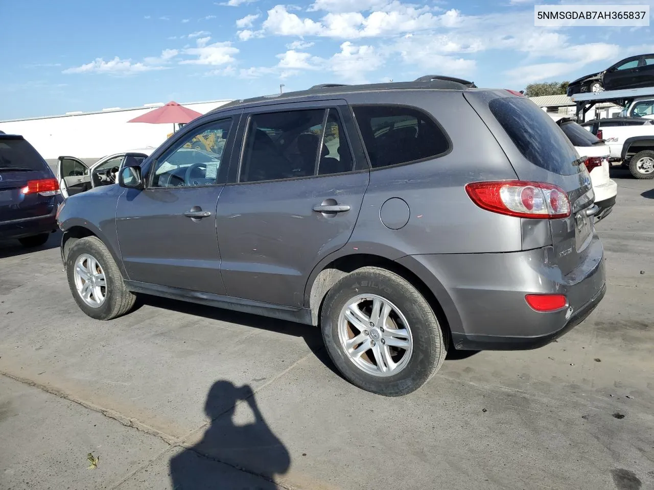 2010 Hyundai Santa Fe Gls VIN: 5NMSGDAB7AH365837 Lot: 77695494