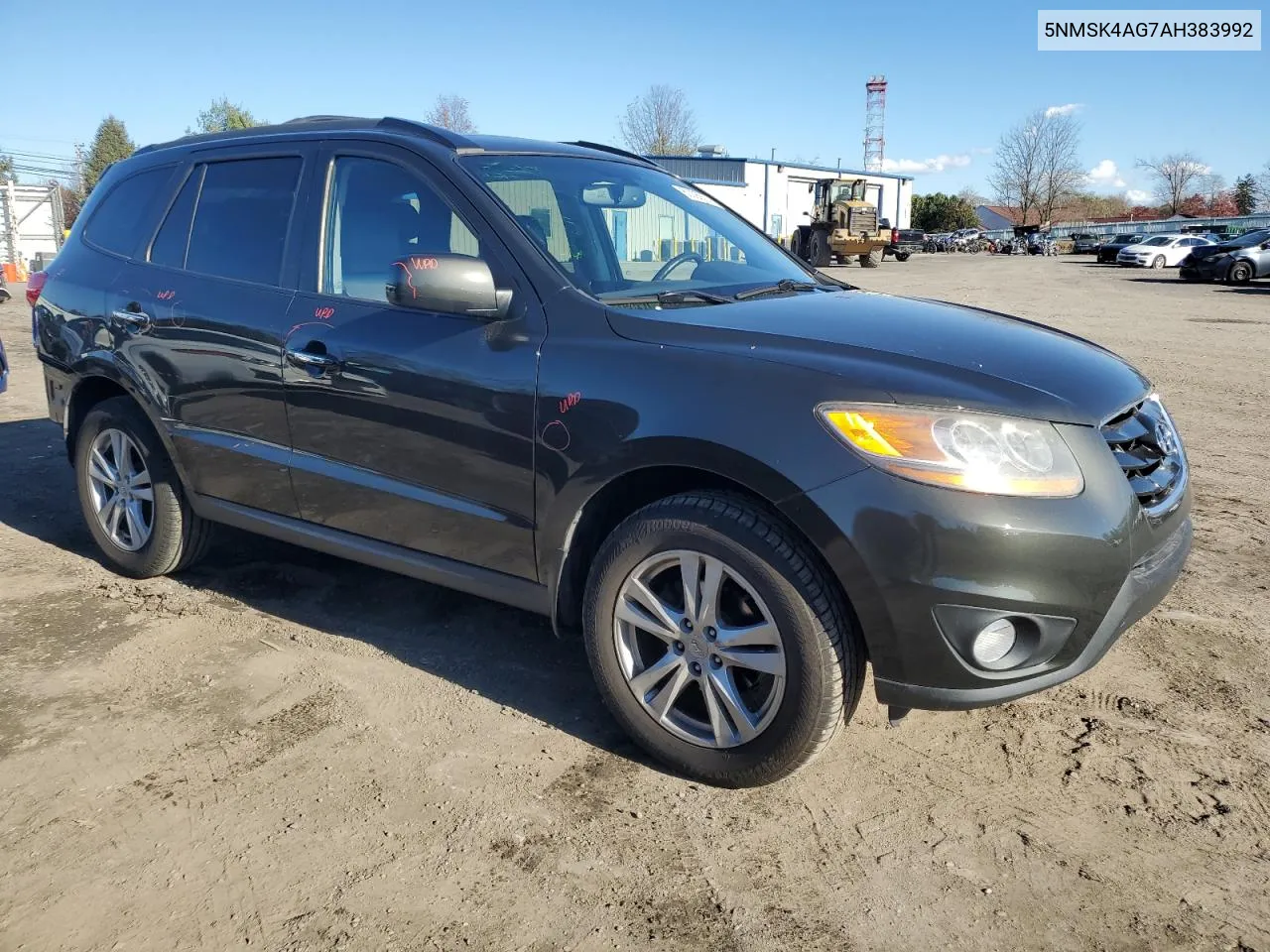 2010 Hyundai Santa Fe Limited VIN: 5NMSK4AG7AH383992 Lot: 80290824