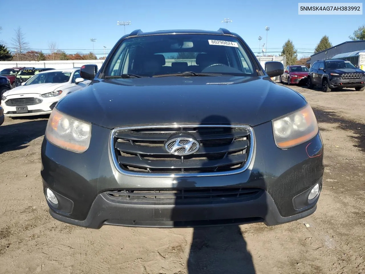 2010 Hyundai Santa Fe Limited VIN: 5NMSK4AG7AH383992 Lot: 80290824