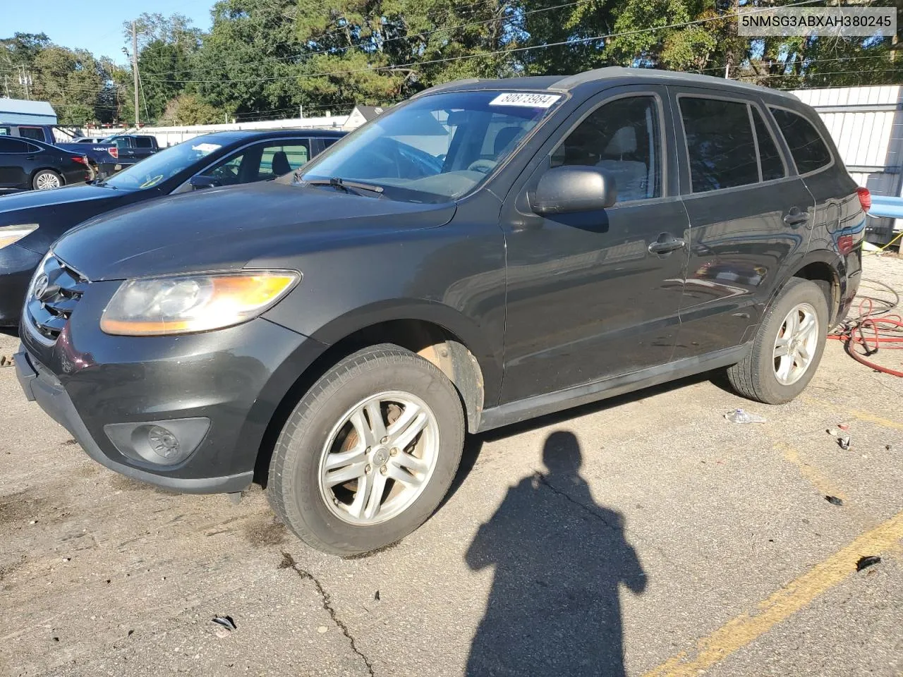 2010 Hyundai Santa Fe Gls VIN: 5NMSG3ABXAH380245 Lot: 80873984