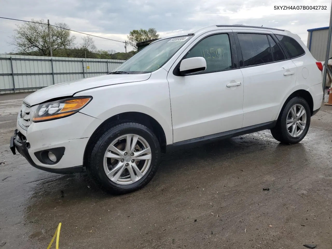 2011 Hyundai Santa Fe Se VIN: 5XYZH4AG7BG042732 Lot: 50069304