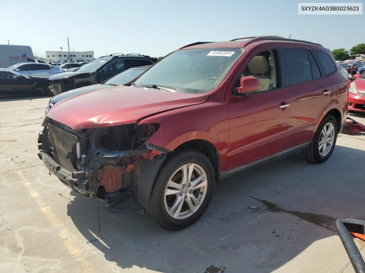 5XYZK4AG3BG025623 2011 Hyundai Santa Fe Limited