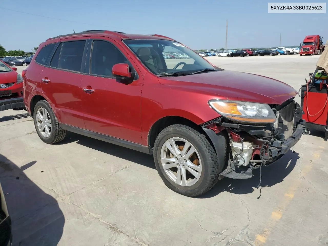 5XYZK4AG3BG025623 2011 Hyundai Santa Fe Limited