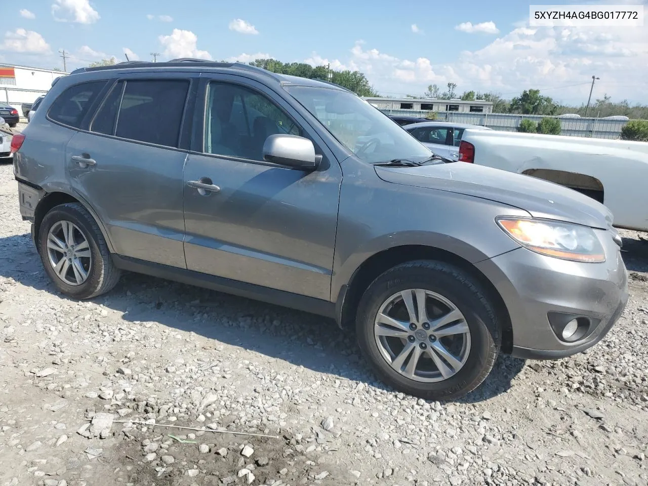 2011 Hyundai Santa Fe Se VIN: 5XYZH4AG4BG017772 Lot: 60945974