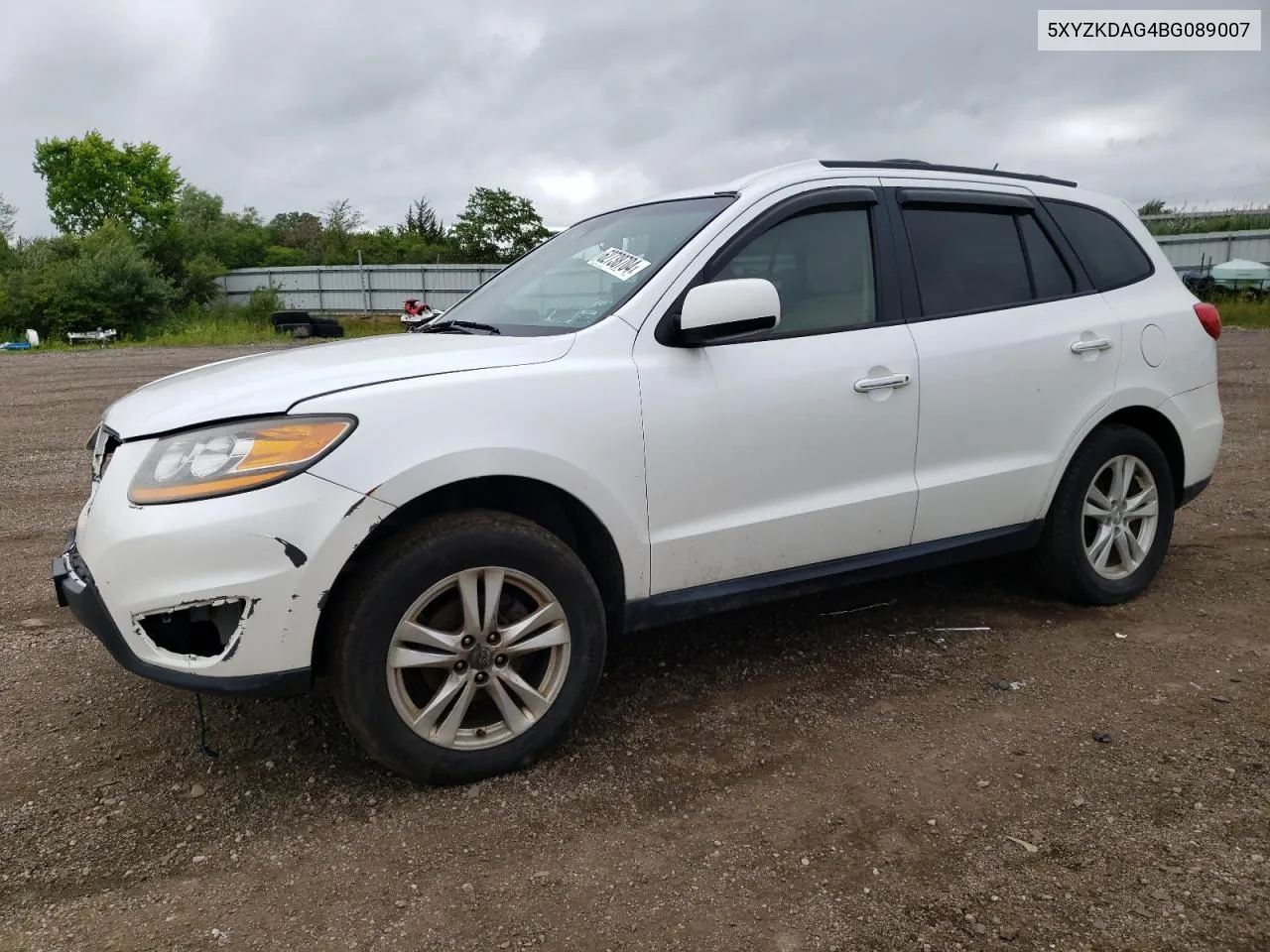 5XYZKDAG4BG089007 2011 Hyundai Santa Fe Limited