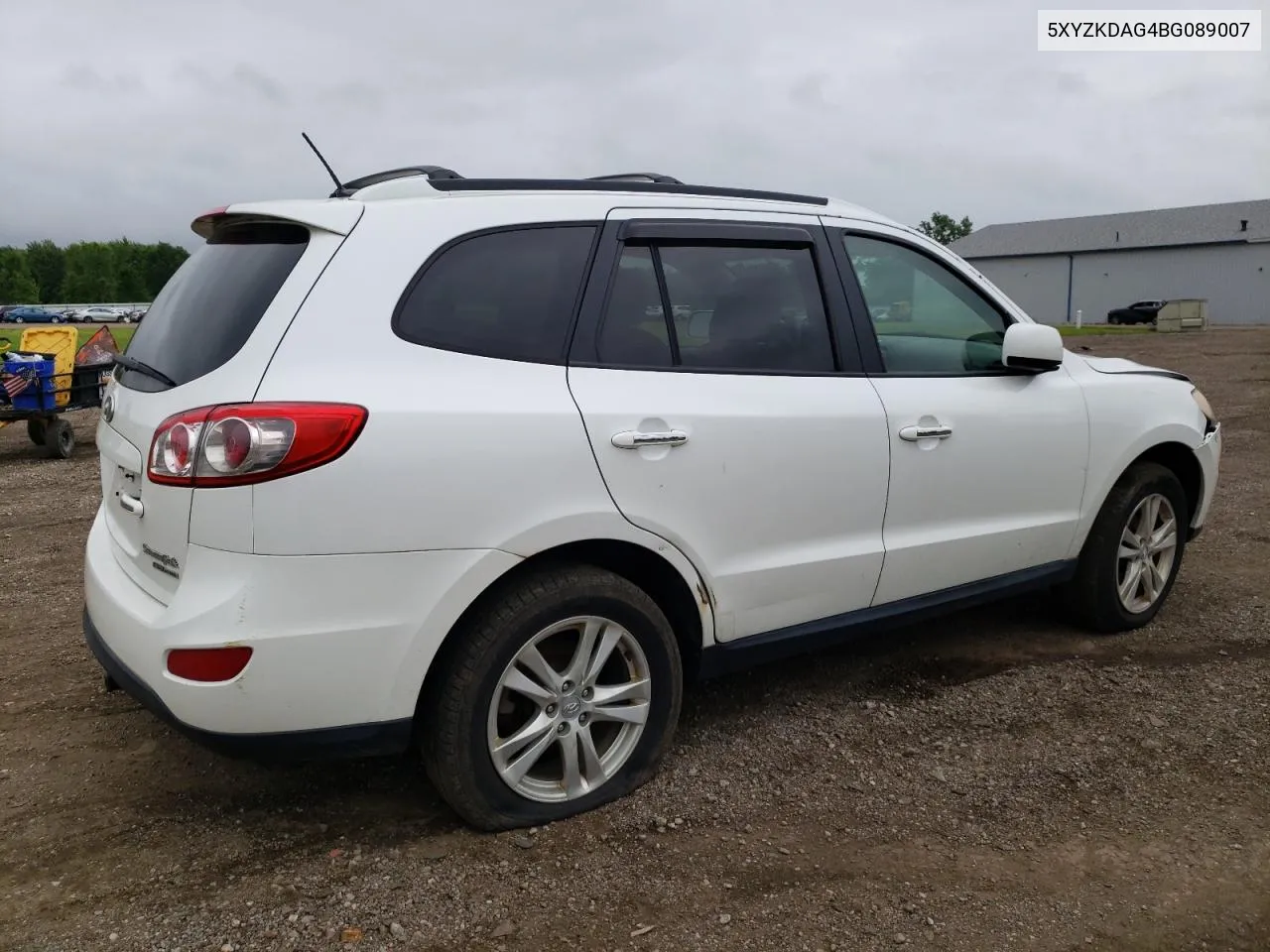 5XYZKDAG4BG089007 2011 Hyundai Santa Fe Limited