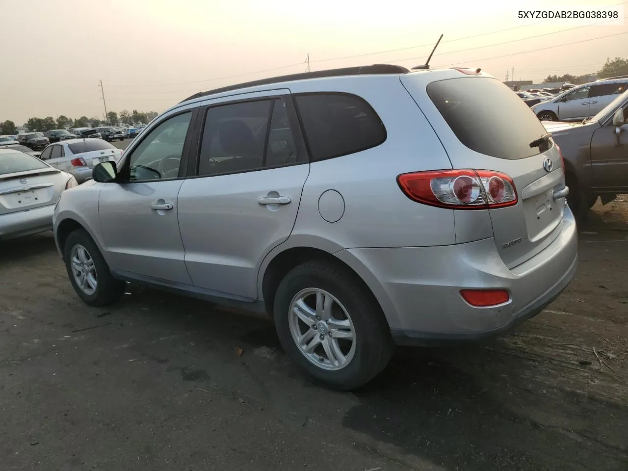 5XYZGDAB2BG038398 2011 Hyundai Santa Fe Gls