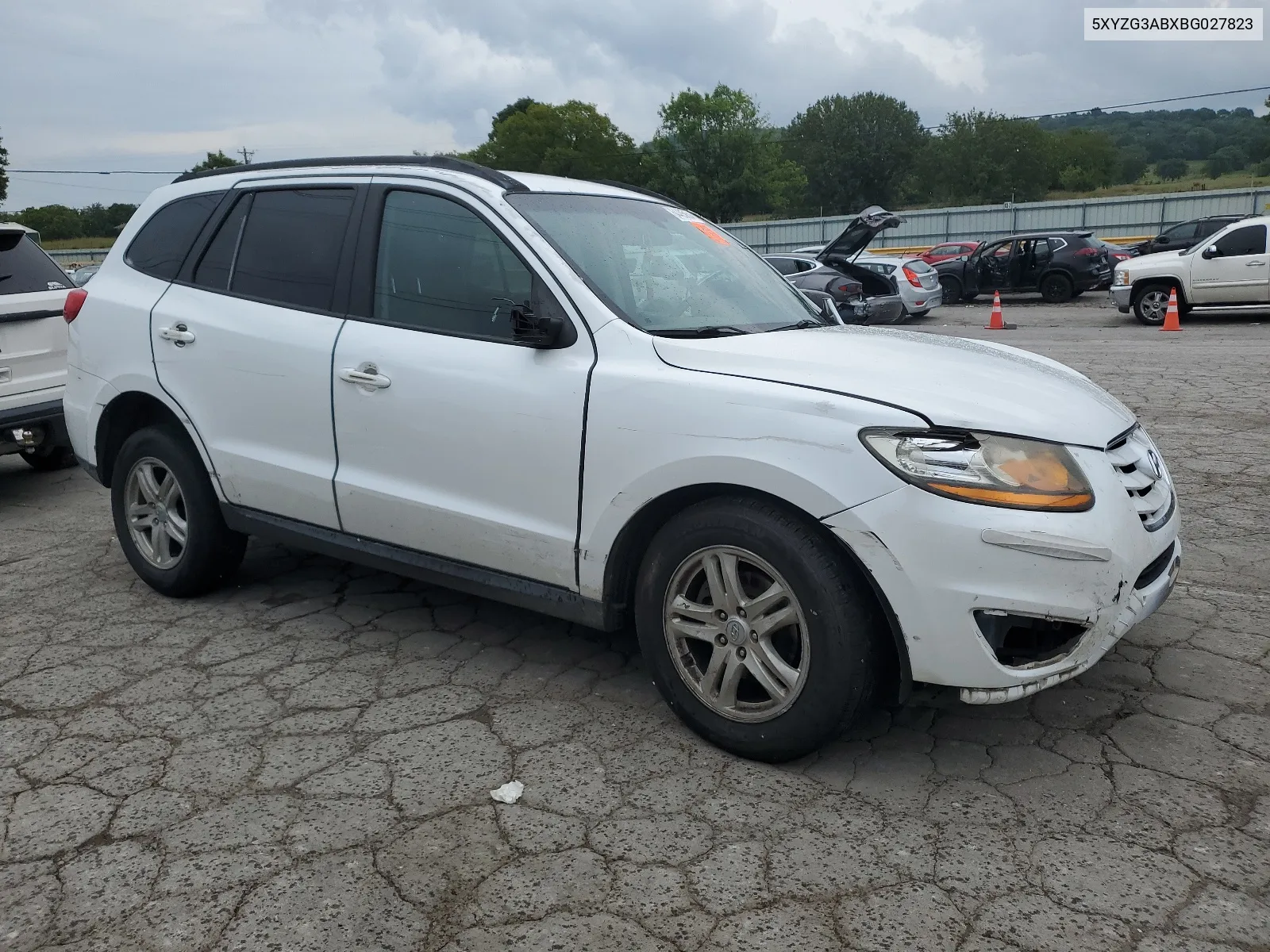 2011 Hyundai Santa Fe Gls VIN: 5XYZG3ABXBG027823 Lot: 64485654