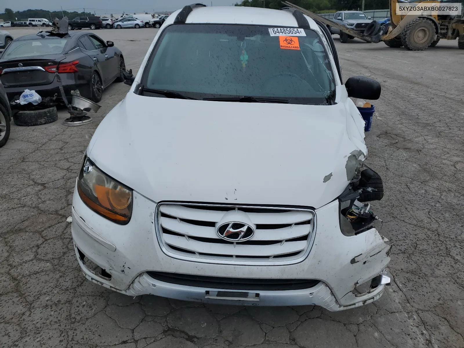 2011 Hyundai Santa Fe Gls VIN: 5XYZG3ABXBG027823 Lot: 64485654