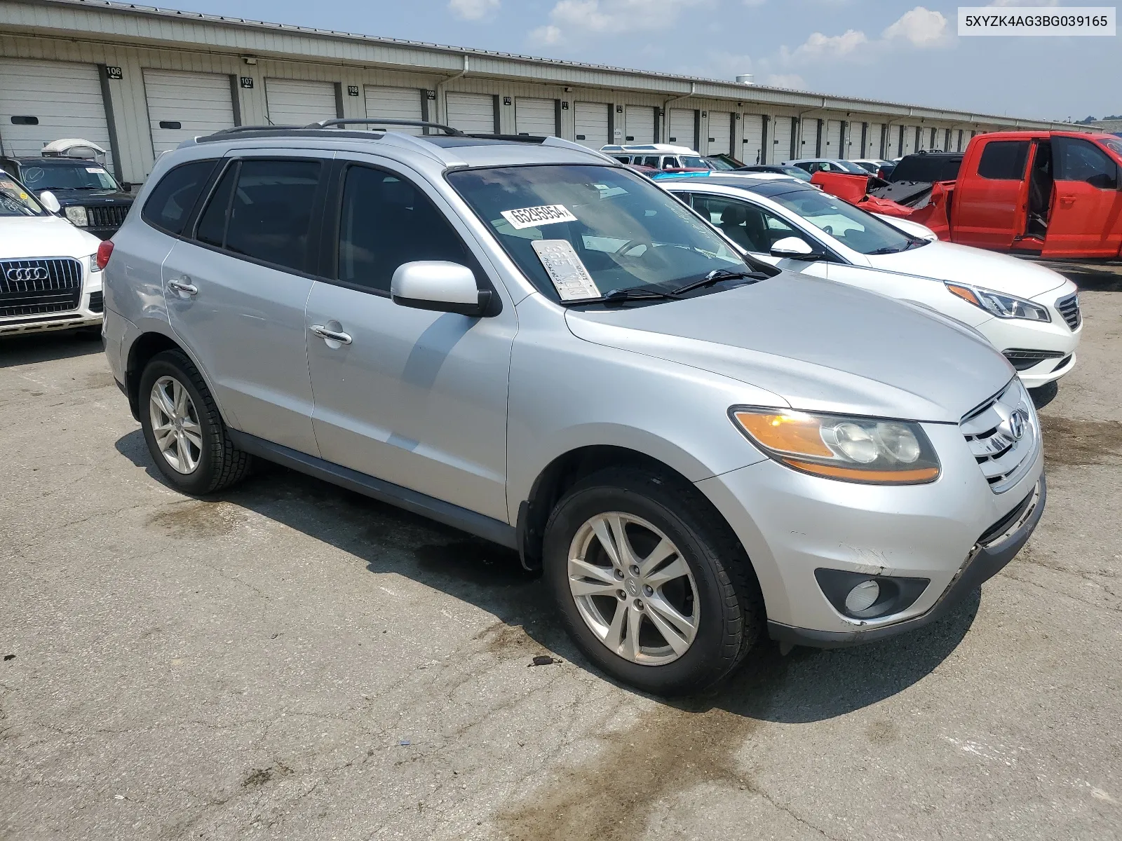 2011 Hyundai Santa Fe Limited VIN: 5XYZK4AG3BG039165 Lot: 65295954