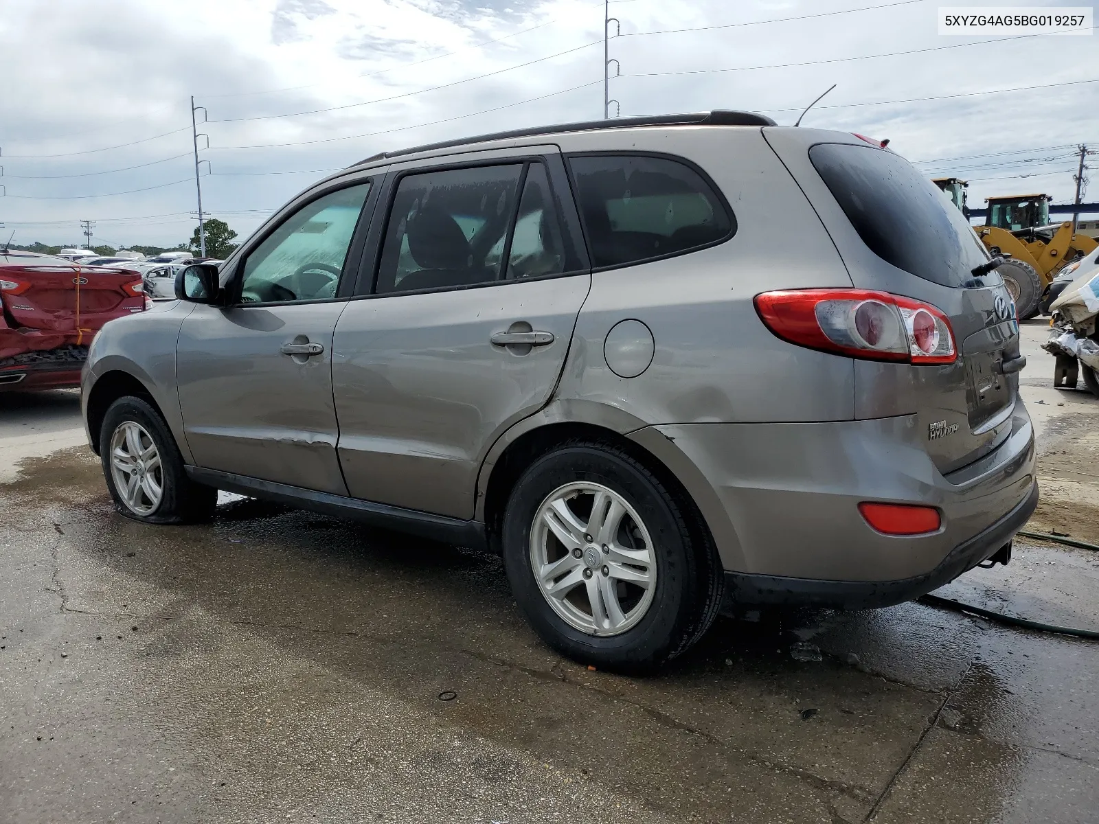 2011 Hyundai Santa Fe Gls VIN: 5XYZG4AG5BG019257 Lot: 66320404