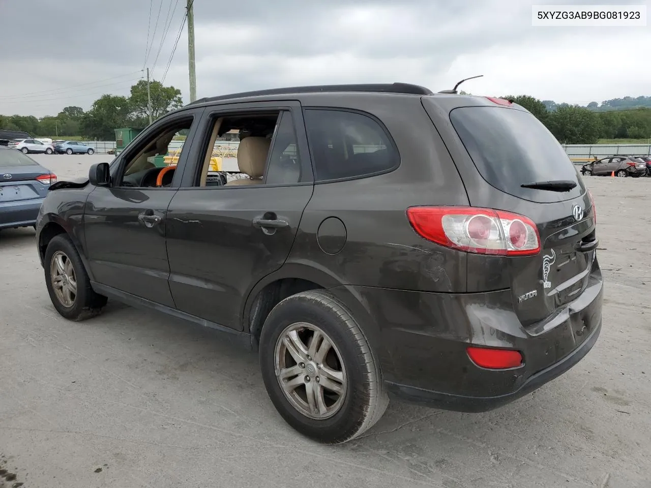 5XYZG3AB9BG081923 2011 Hyundai Santa Fe Gls