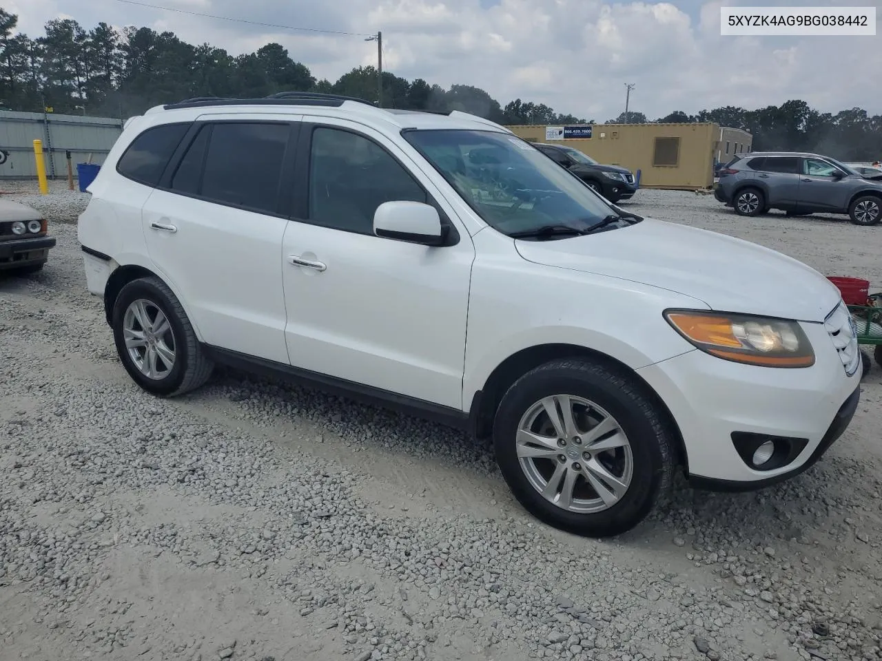 2011 Hyundai Santa Fe Limited VIN: 5XYZK4AG9BG038442 Lot: 67891644