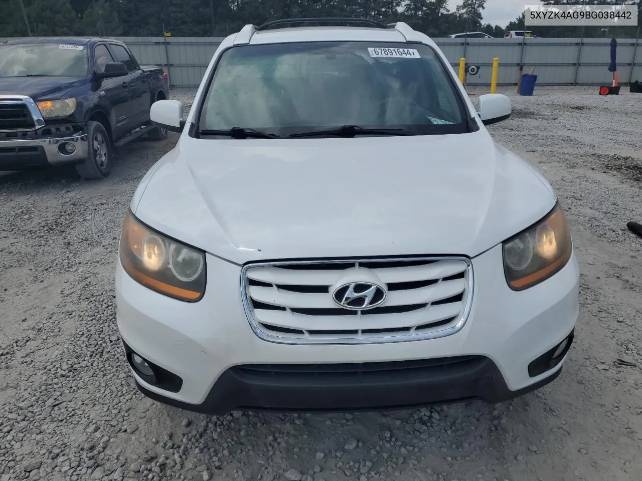 2011 Hyundai Santa Fe Limited VIN: 5XYZK4AG9BG038442 Lot: 67891644