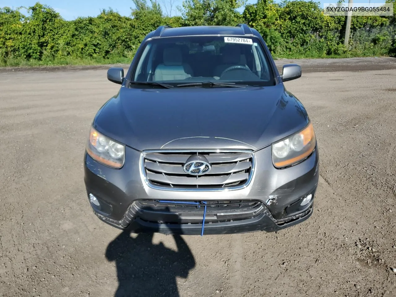 2011 Hyundai Santa Fe Gls VIN: 5XYZGDAG9BG055484 Lot: 67952784