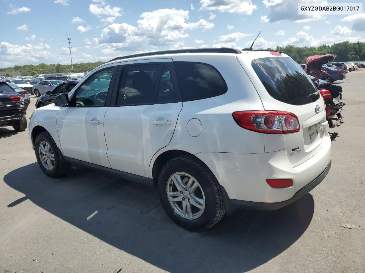 2011 Hyundai Santa Fe Gls VIN: 5XYZGDAB2BG017017 Lot: 68528424