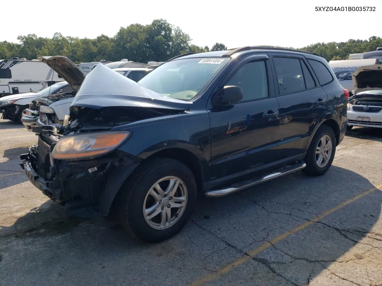 2011 Hyundai Santa Fe Gls VIN: 5XYZG4AG1BG035732 Lot: 69041484