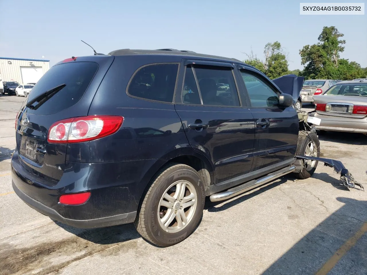 5XYZG4AG1BG035732 2011 Hyundai Santa Fe Gls