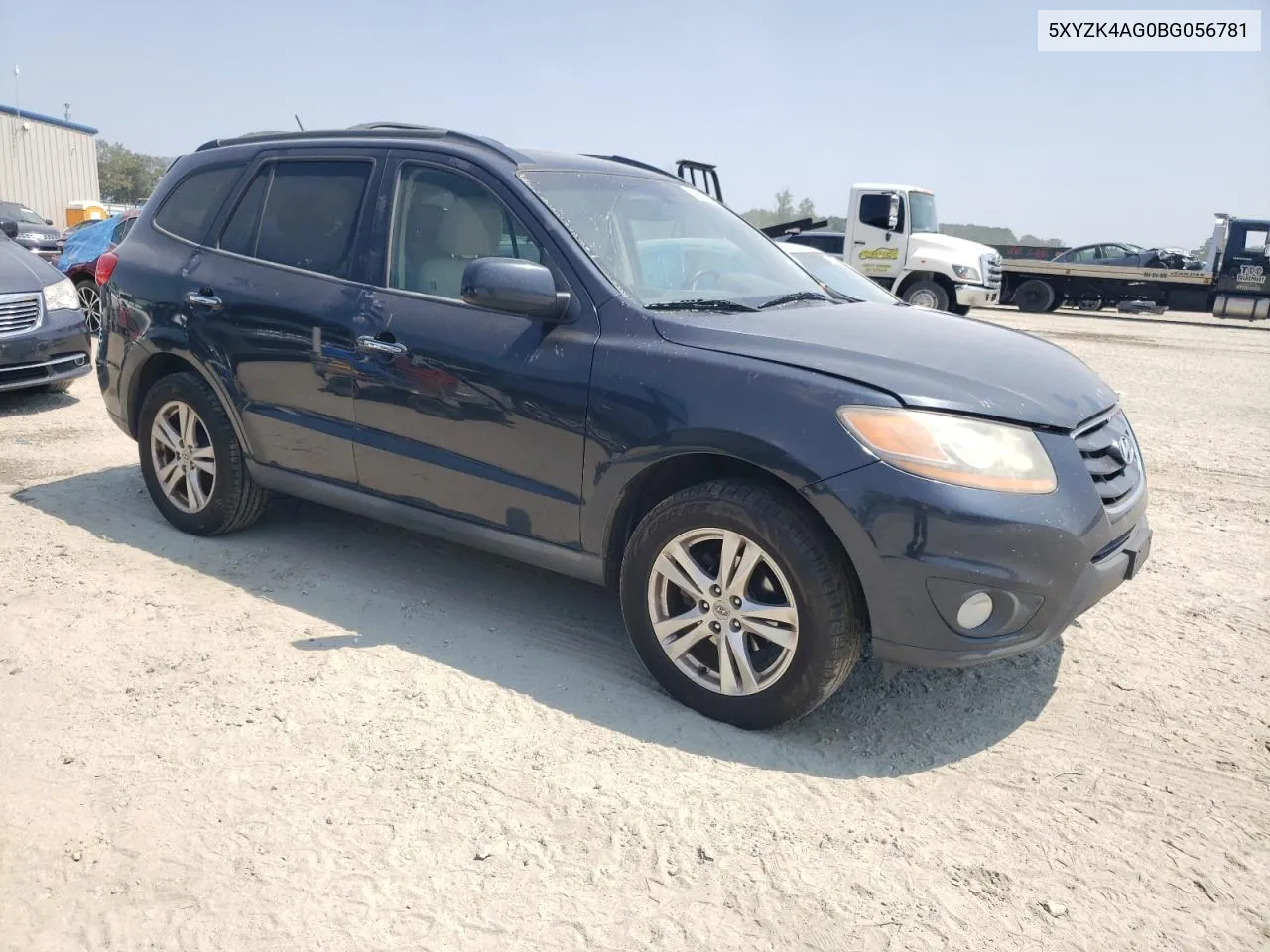 5XYZK4AG0BG056781 2011 Hyundai Santa Fe Limited