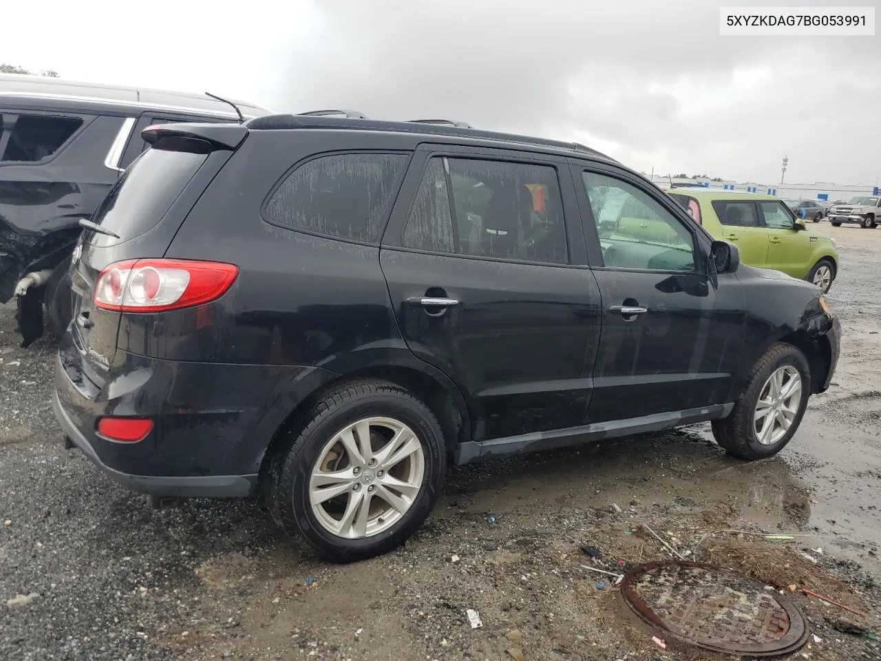 5XYZKDAG7BG053991 2011 Hyundai Santa Fe Limited