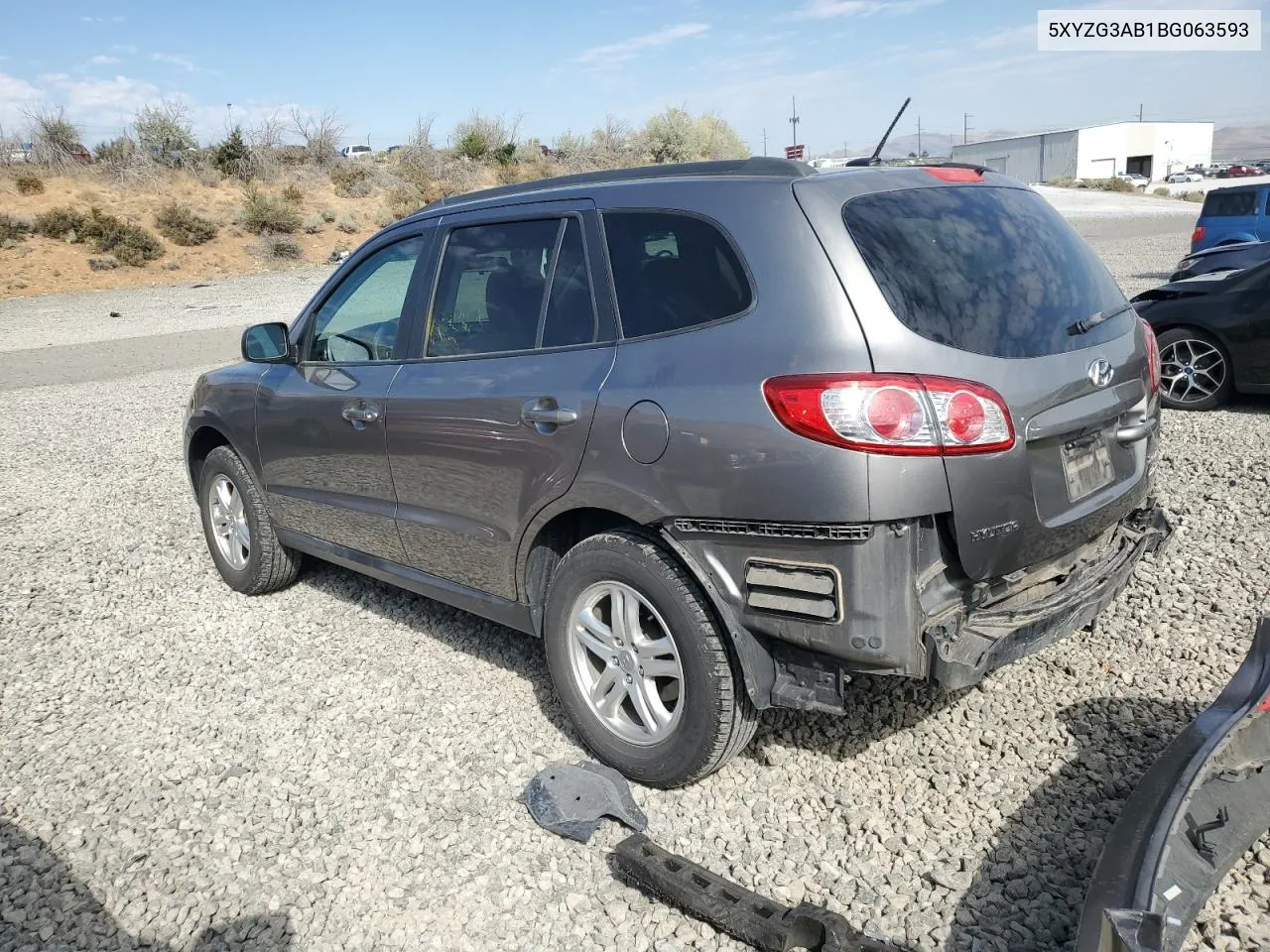 2011 Hyundai Santa Fe Gls VIN: 5XYZG3AB1BG063593 Lot: 70283324