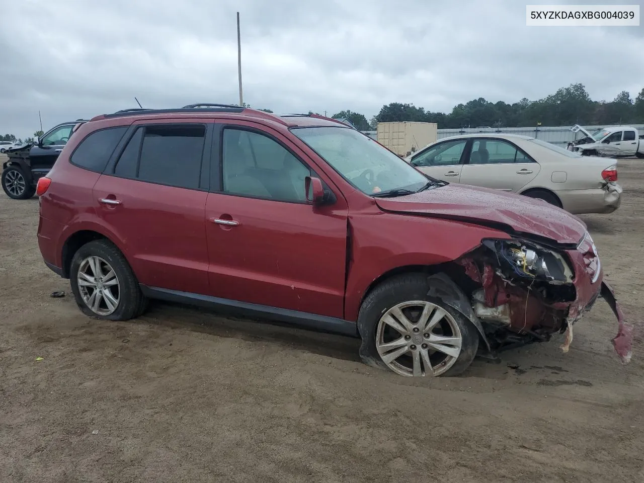 2011 Hyundai Santa Fe Limited VIN: 5XYZKDAGXBG004039 Lot: 70311004