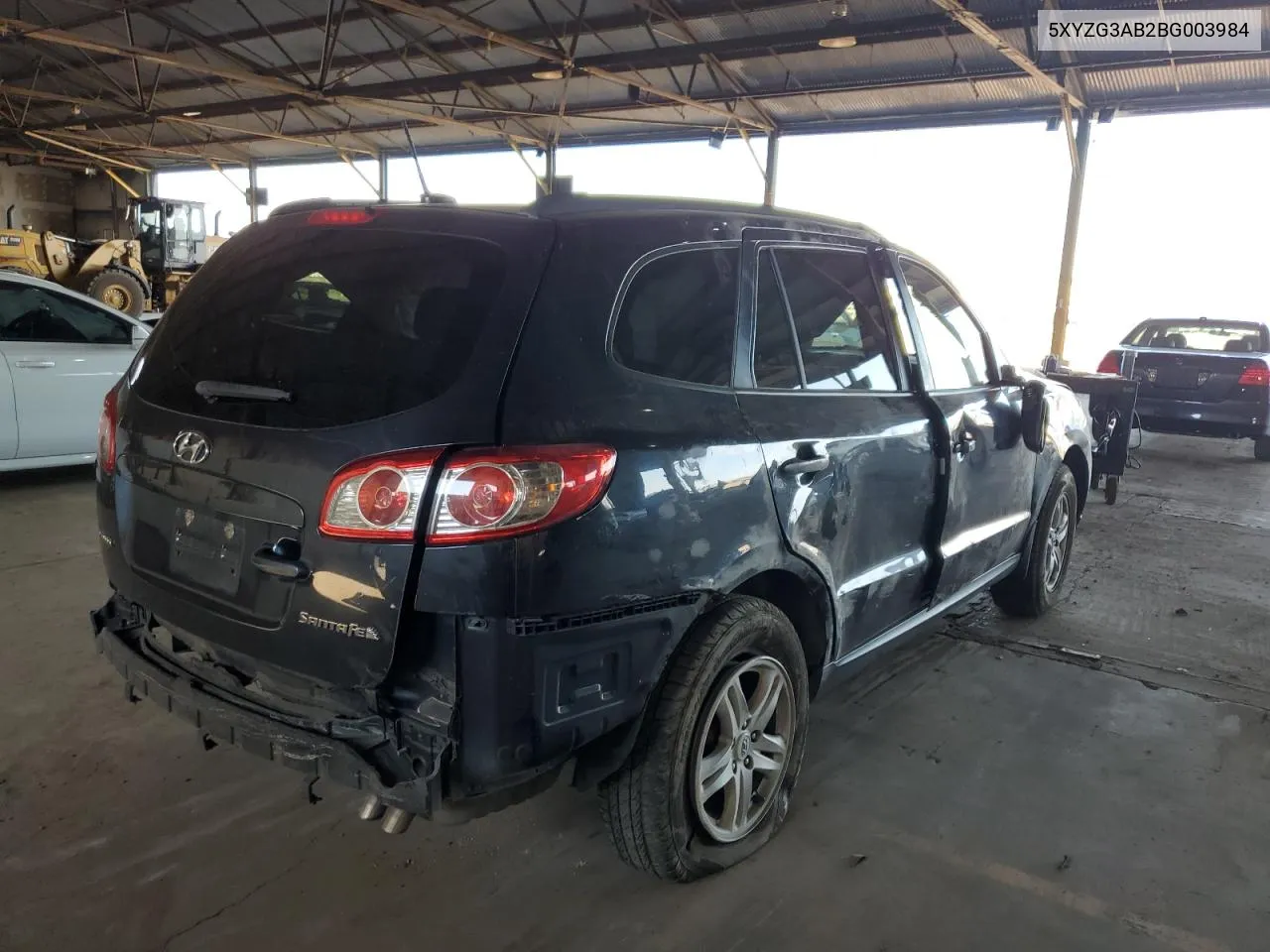 2011 Hyundai Santa Fe Gls VIN: 5XYZG3AB2BG003984 Lot: 70641444