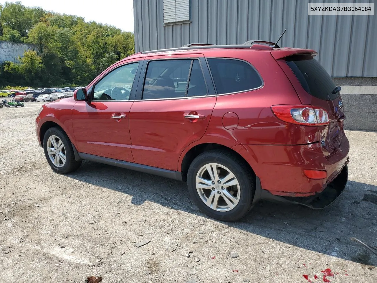 2011 Hyundai Santa Fe Limited VIN: 5XYZKDAG7BG064084 Lot: 70747044