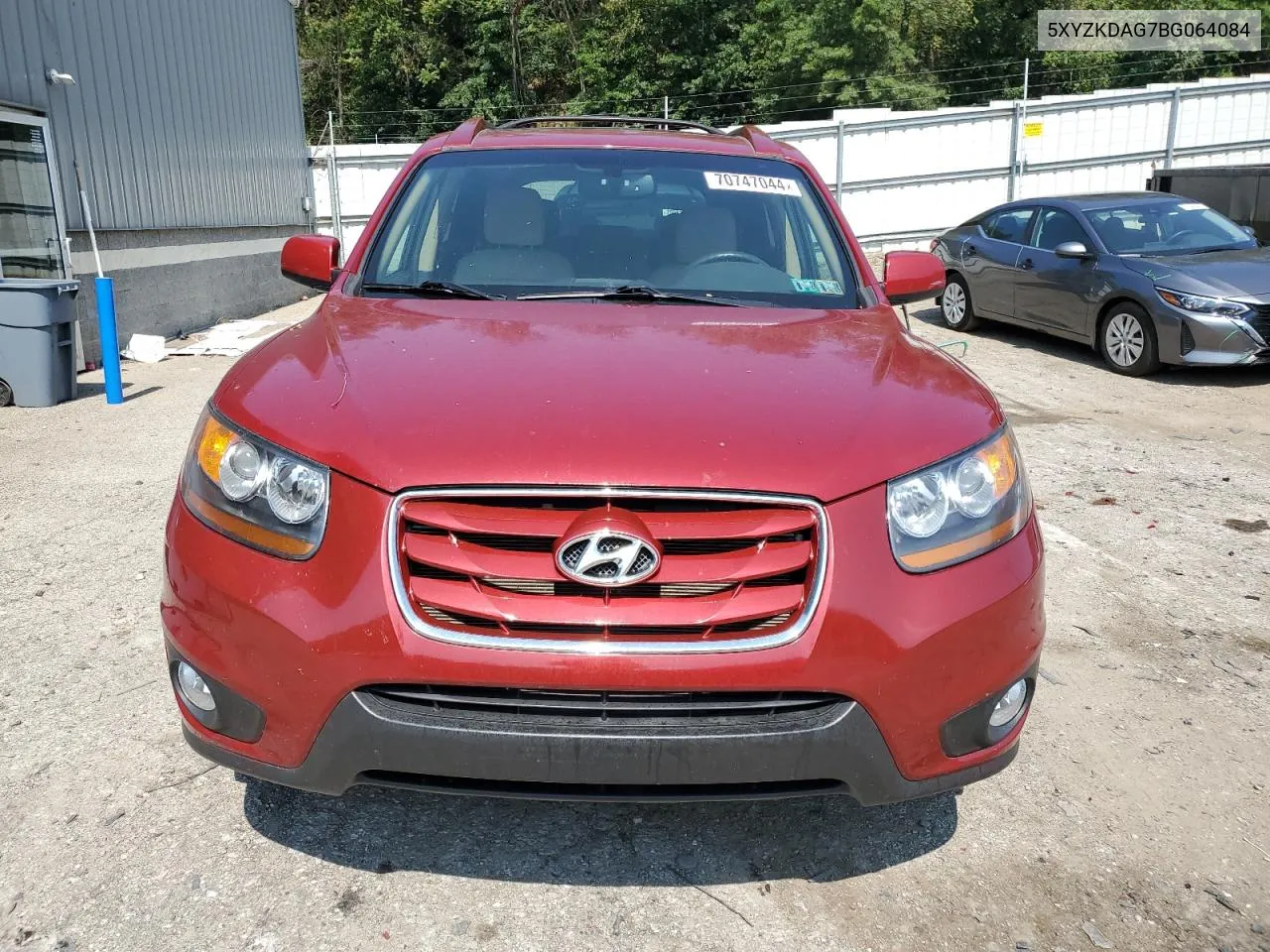 2011 Hyundai Santa Fe Limited VIN: 5XYZKDAG7BG064084 Lot: 70747044