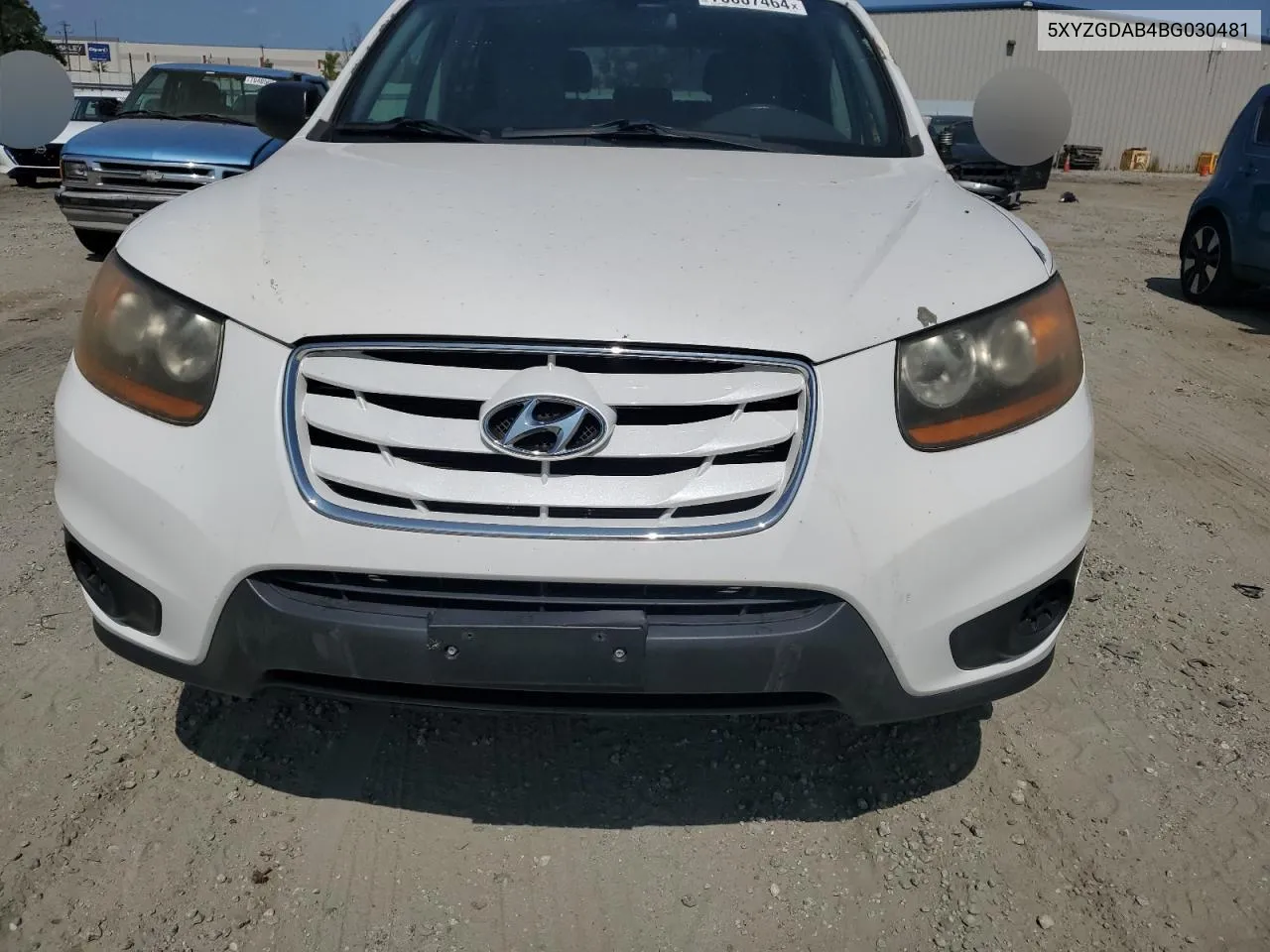 2011 Hyundai Santa Fe Gls VIN: 5XYZGDAB4BG030481 Lot: 70807464