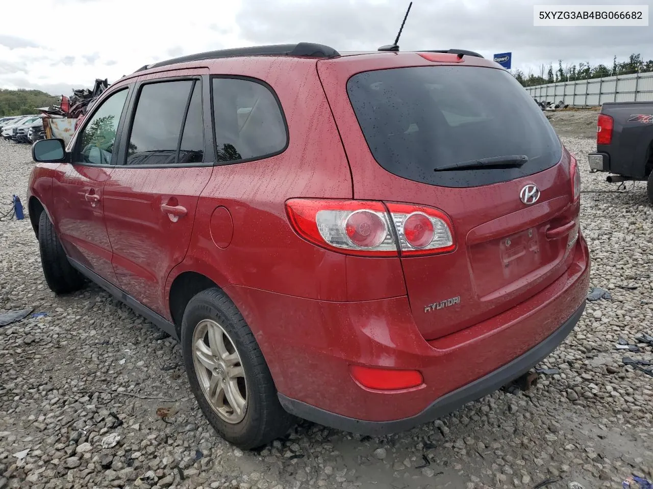 5XYZG3AB4BG066682 2011 Hyundai Santa Fe Gls