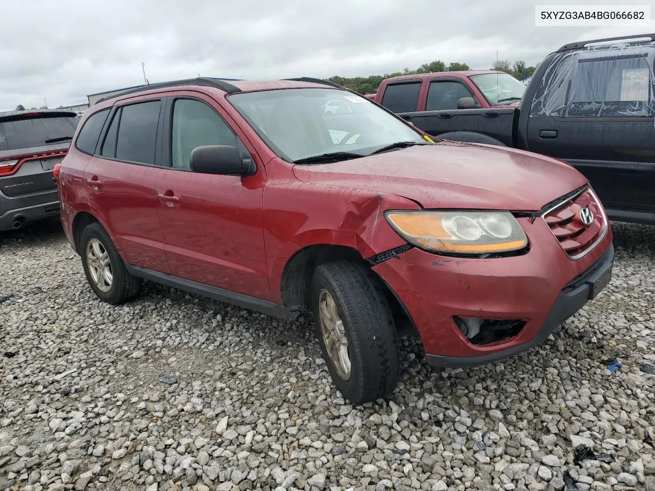 5XYZG3AB4BG066682 2011 Hyundai Santa Fe Gls