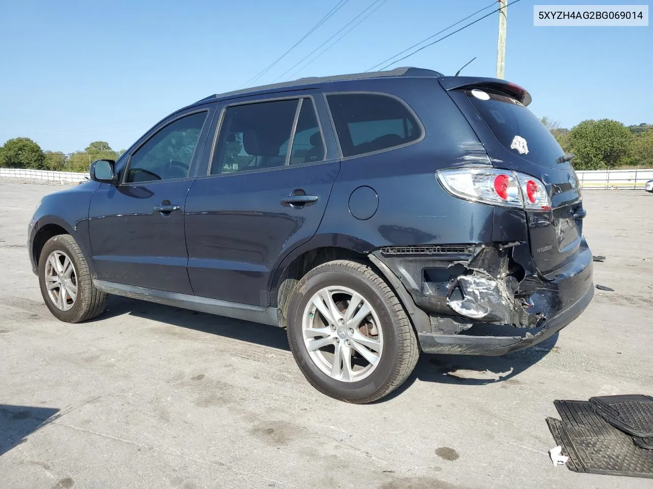 2011 Hyundai Santa Fe Se VIN: 5XYZH4AG2BG069014 Lot: 71082394