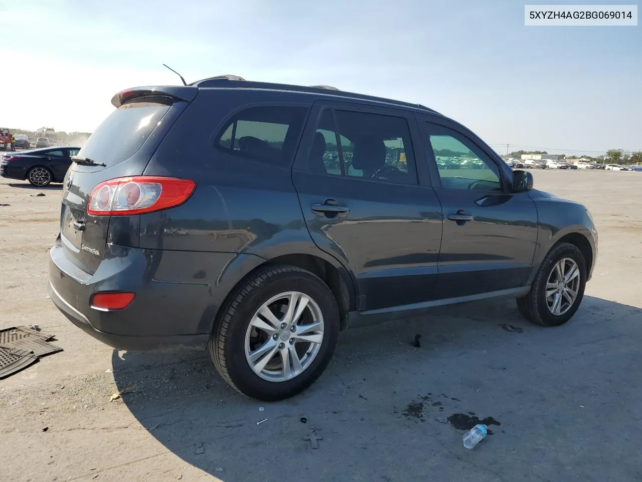 2011 Hyundai Santa Fe Se VIN: 5XYZH4AG2BG069014 Lot: 71082394