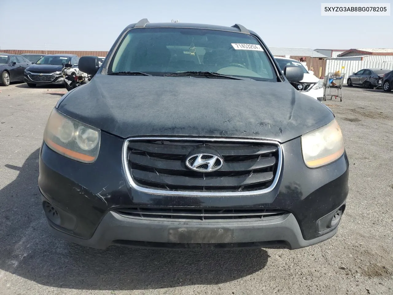 5XYZG3AB8BG078205 2011 Hyundai Santa Fe Gls