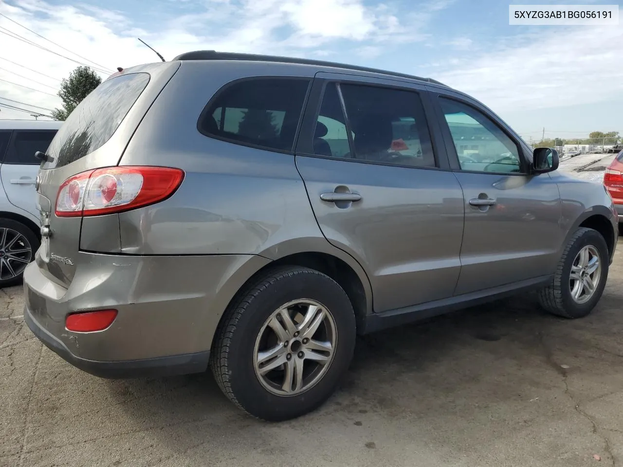 5XYZG3AB1BG056191 2011 Hyundai Santa Fe Gls