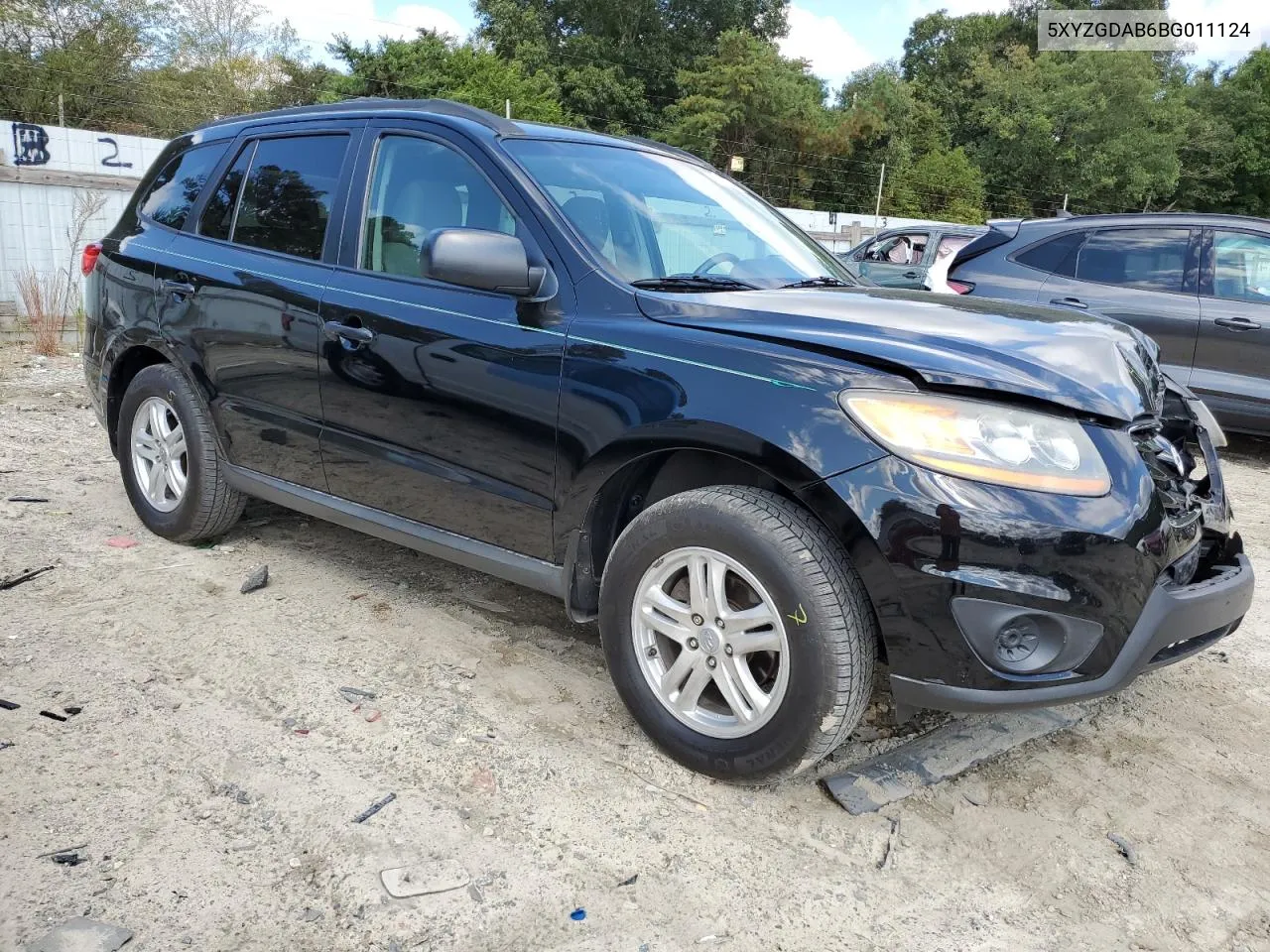 5XYZGDAB6BG011124 2011 Hyundai Santa Fe Gls